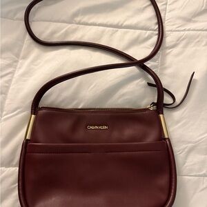 Calvin Klein Dark Red Crossbody Bag